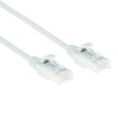 Patchkabel Slimline UTP Cat6 LSZH 15cm vit