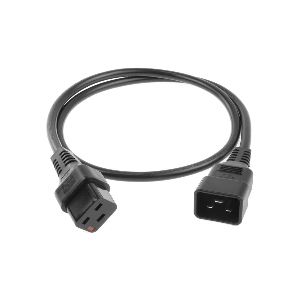 Apparatkabel IEC-lock C19 - C20, 1m - Bild 3